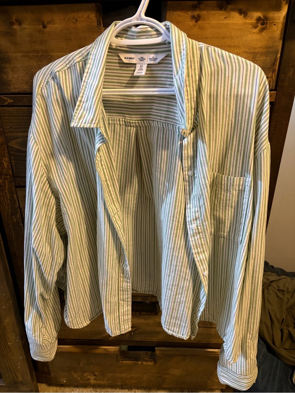 Old Navy The Cropped Shirt XL Tall